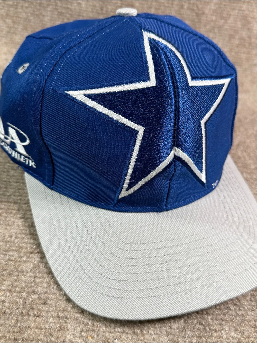90’s Dallas Cowboys Hat Logo Athletic Snapback AOP NFL Pro Line Vintage Taiwan